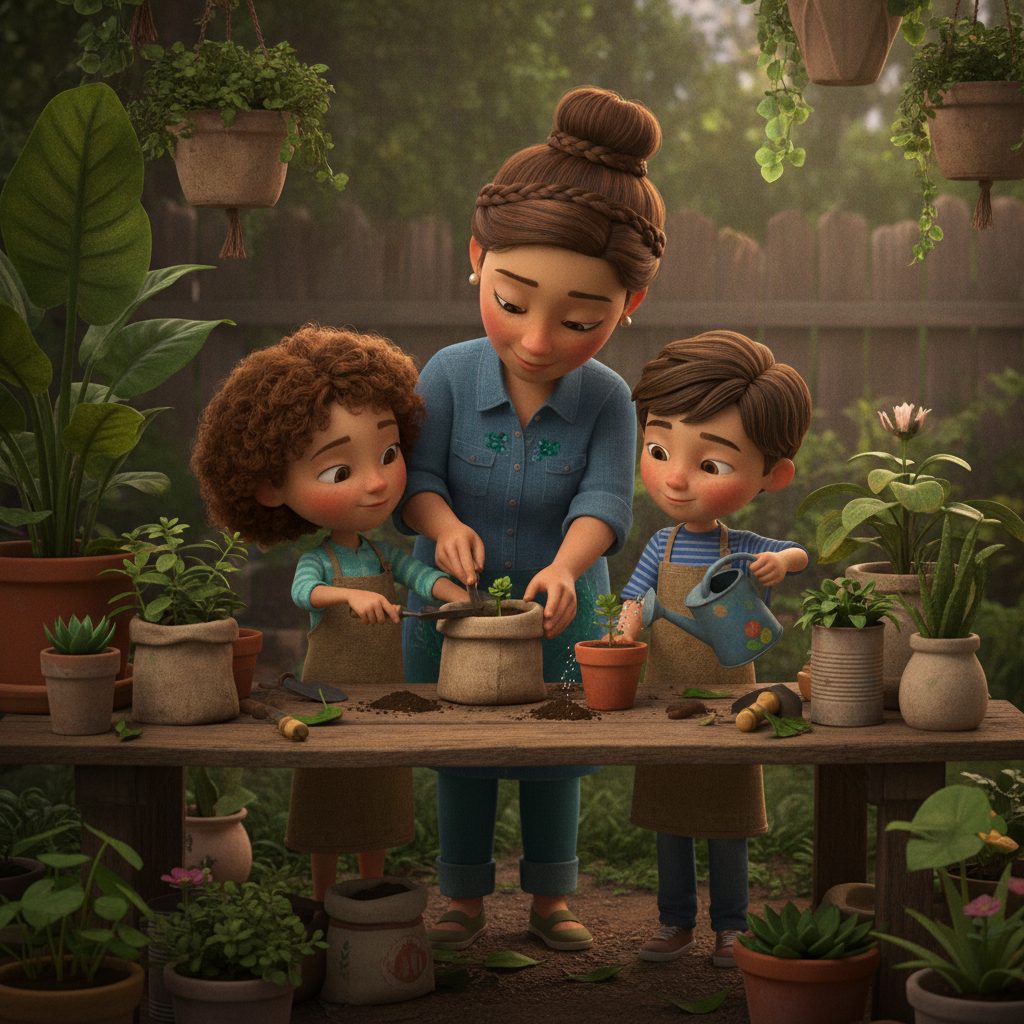 Gardening activity at Advaya